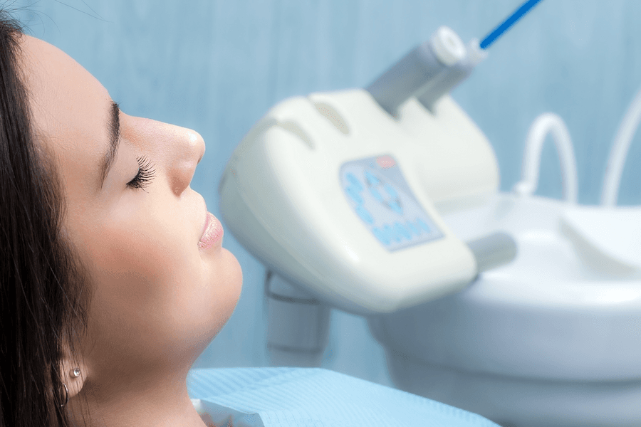 Relaxed patient receiving sedation dentistry at Advanced Dental Care Leesburg